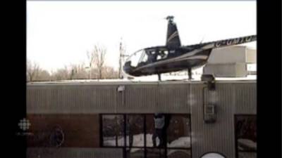 Un video que muestra el escape en helicóptero de dos reclusos en 2013 de un centro de detención en St. Jérôme.